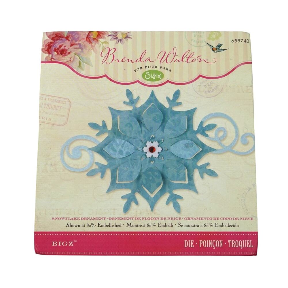 Sizzix Brenda Walton Snowflake Ornament 658740